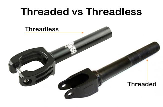 Horquilla threaded vs threadless
