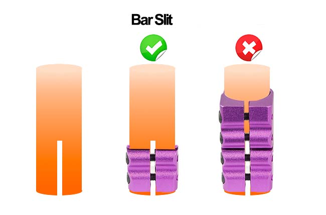 Ranura (slit) del manillar