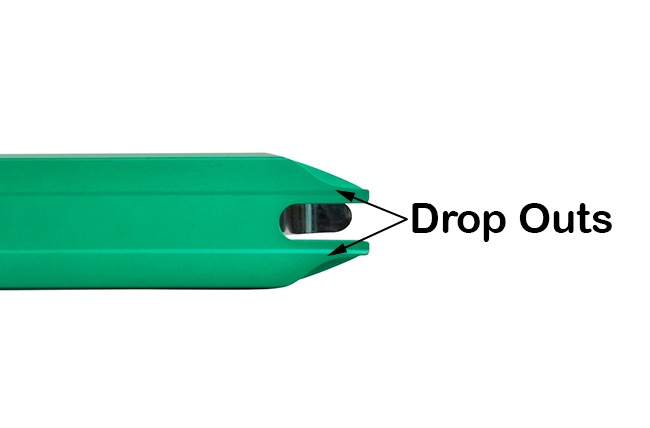 Drop outs del deck