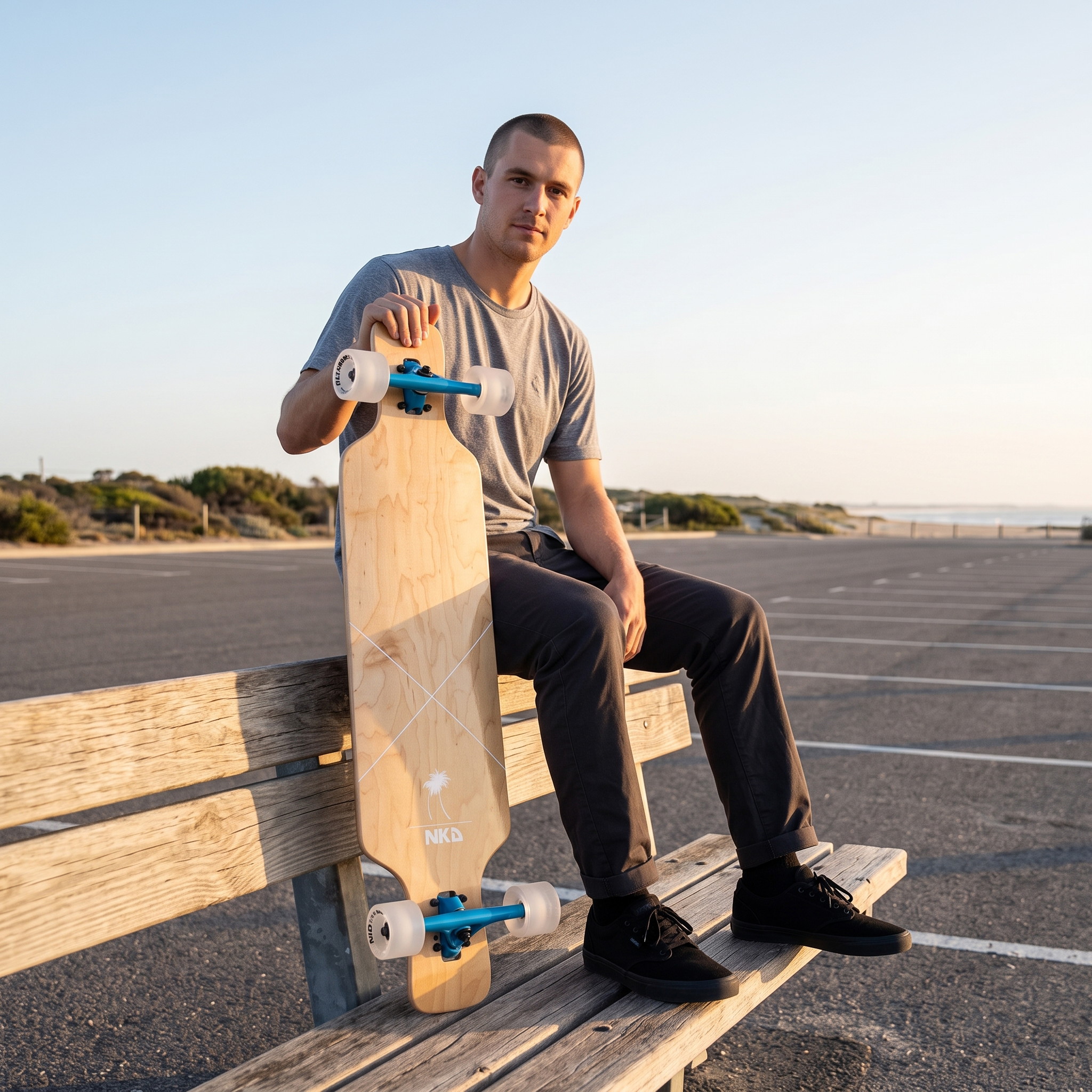 NKX Signature Longboard de Fibra de Vidrio