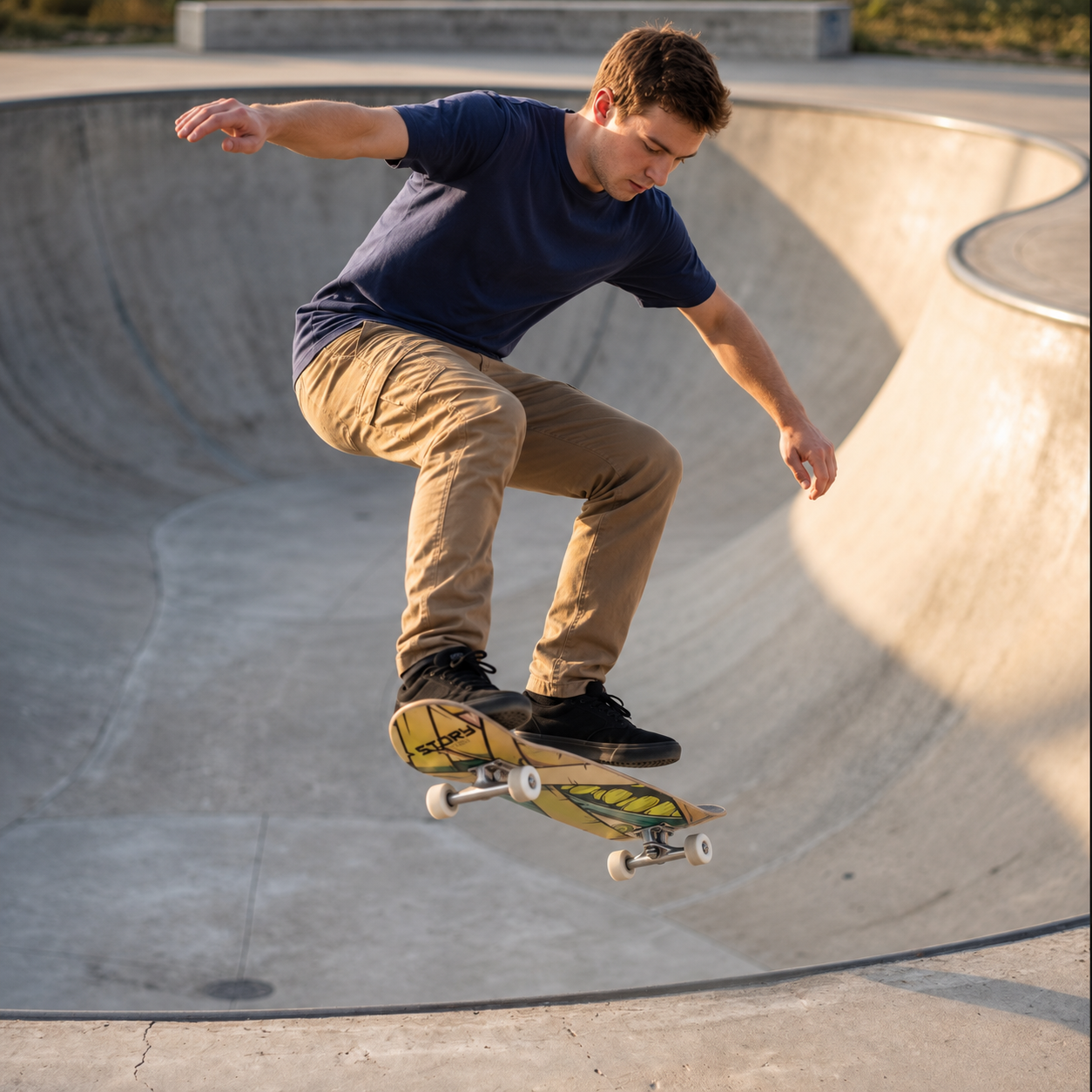 Historia de patineta de 7"