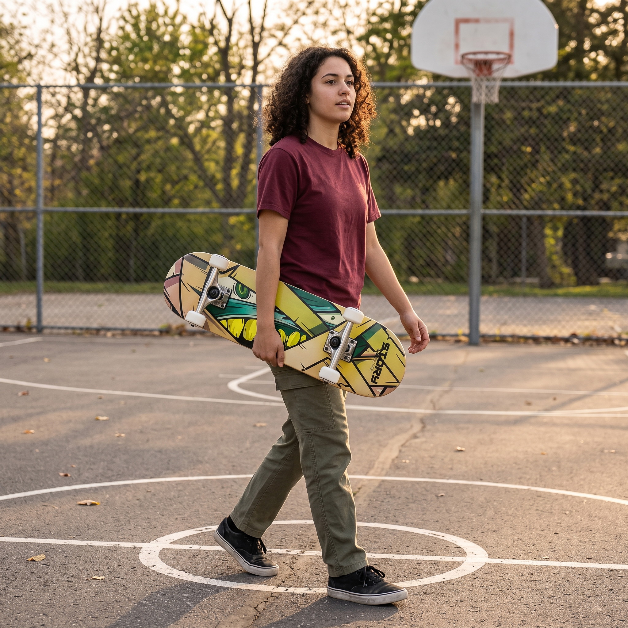 Historia de patineta de 7"