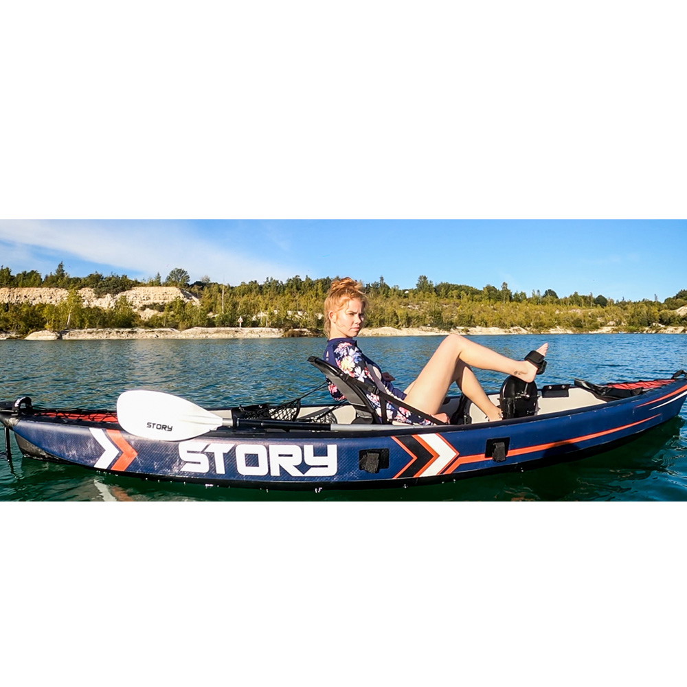 Kayak inflable a pedales para 1 persona