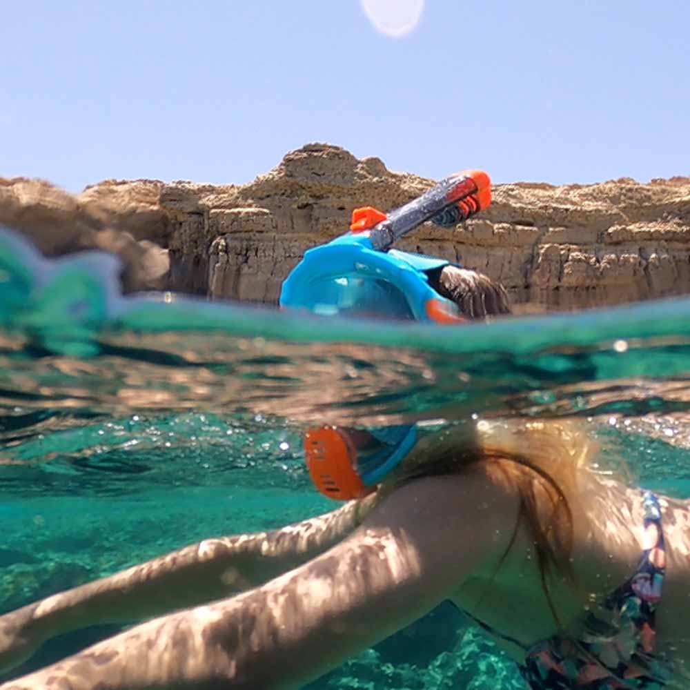 Annox Deep Máscara de buceo de cara completa para niños