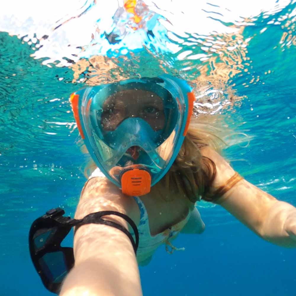 Annox Deep Máscara de buceo de cara completa para niños
