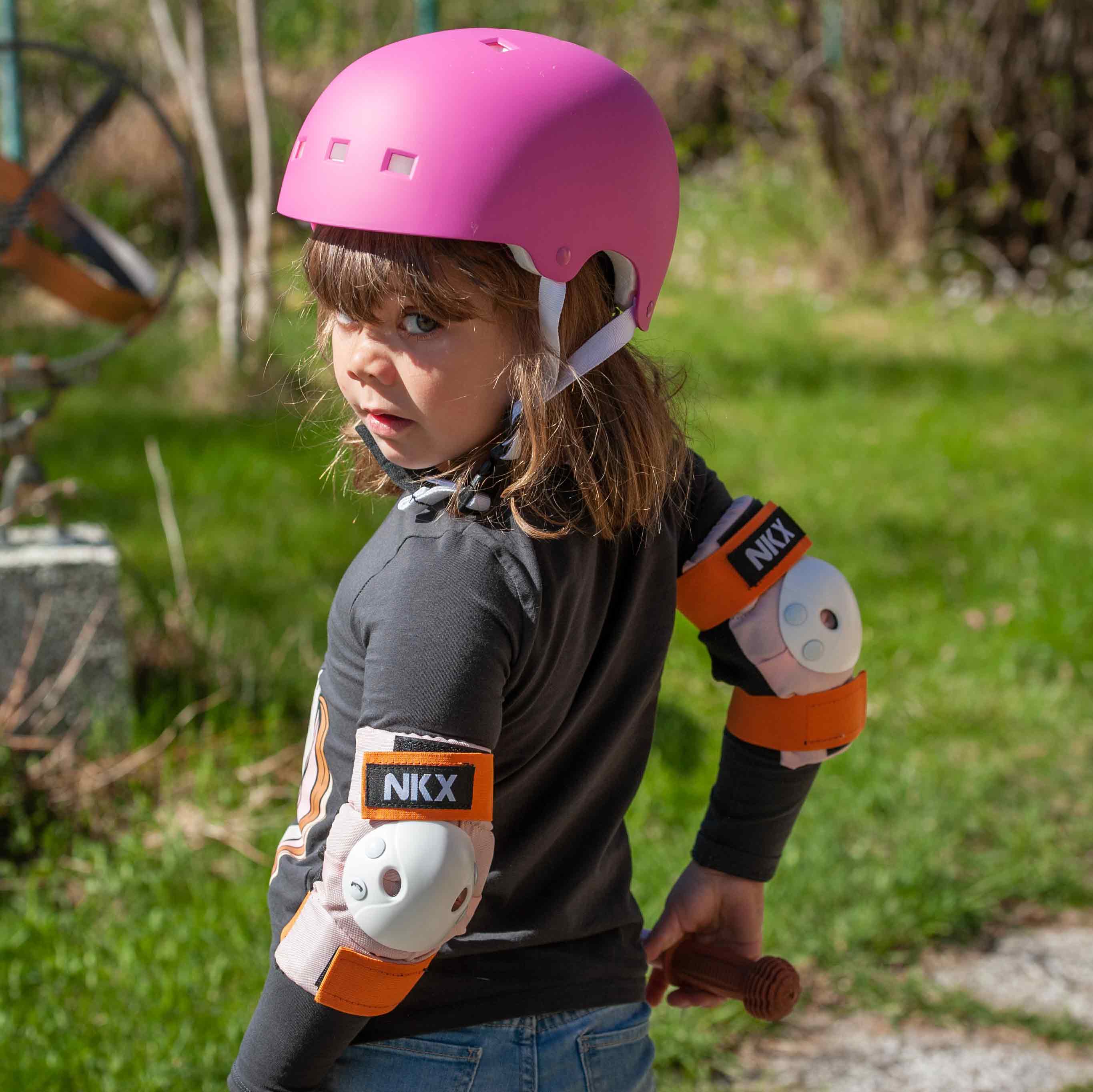 NKX Kids 3-Pack Pro Protective Gear - Rodilleras, Muñequeras y Coderas