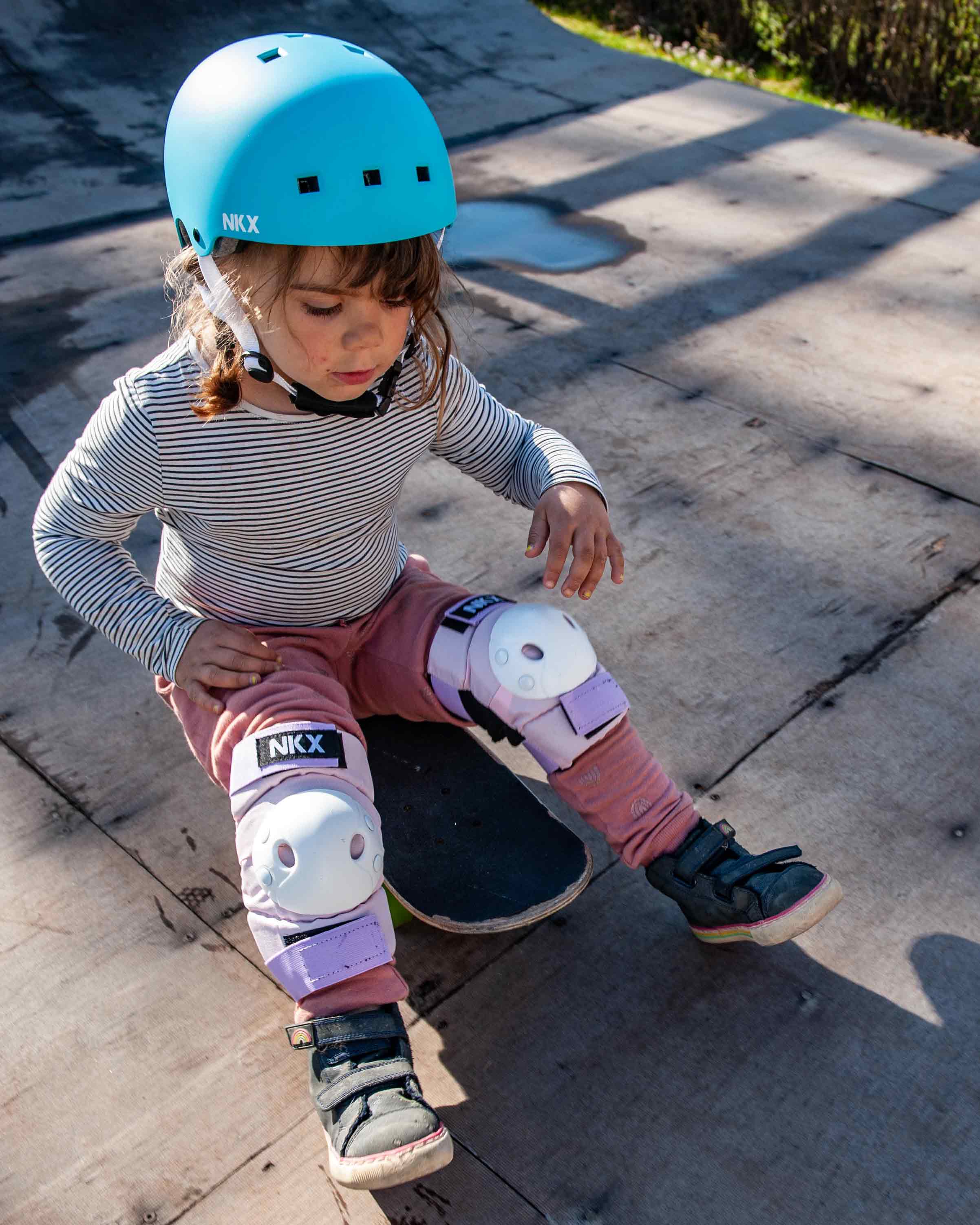 NKX Kids 3-Pack Pro Protective Gear - Rodilleras, Muñequeras y Coderas