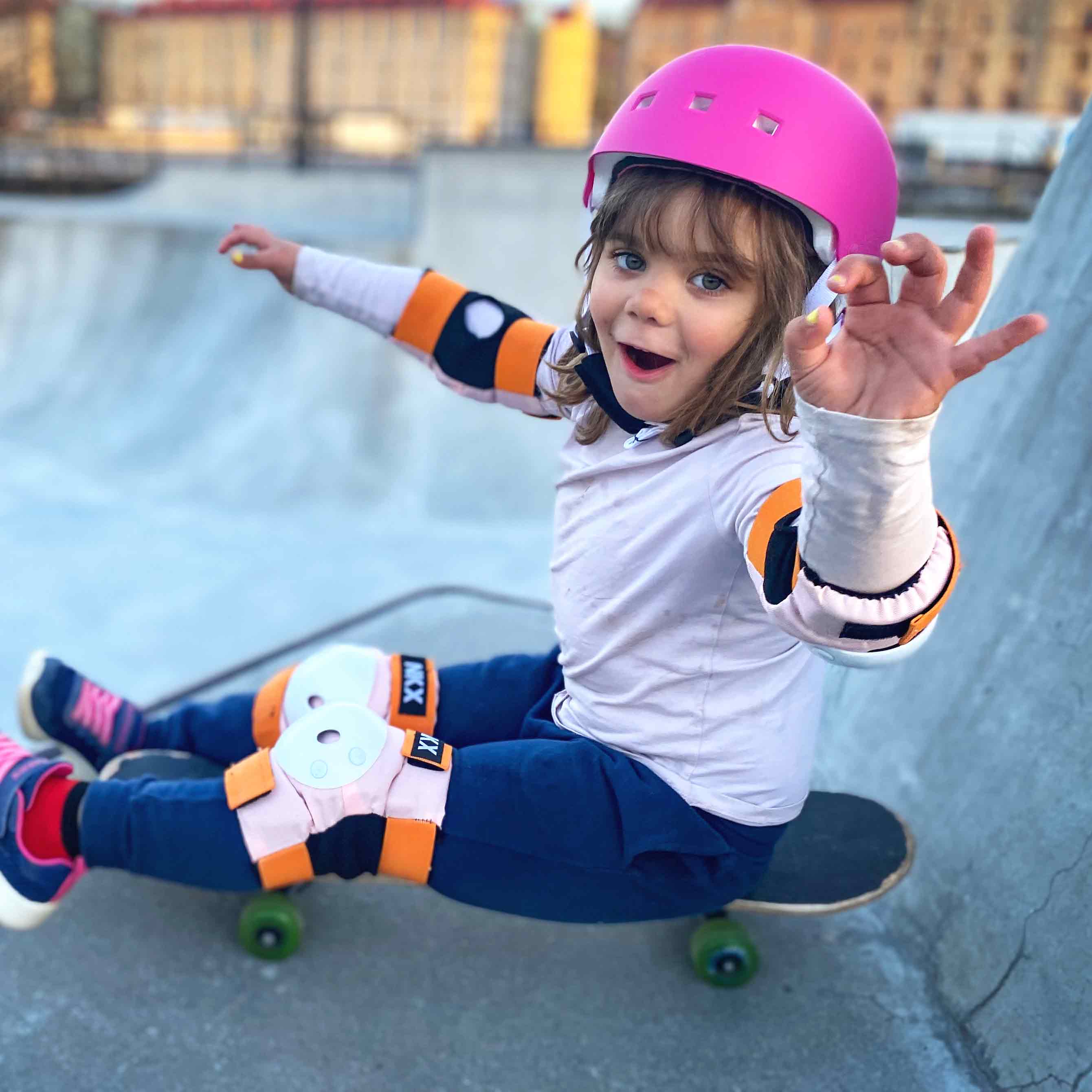 NKX Kids 3-Pack Pro Protective Gear - Rodilleras, Muñequeras y Coderas