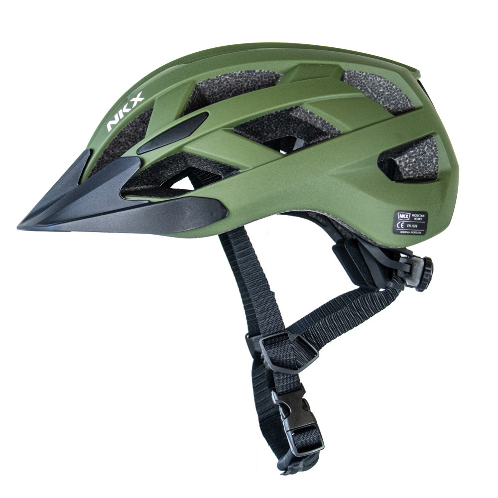 NKX City LED Casco de bicicleta con luz incorporada