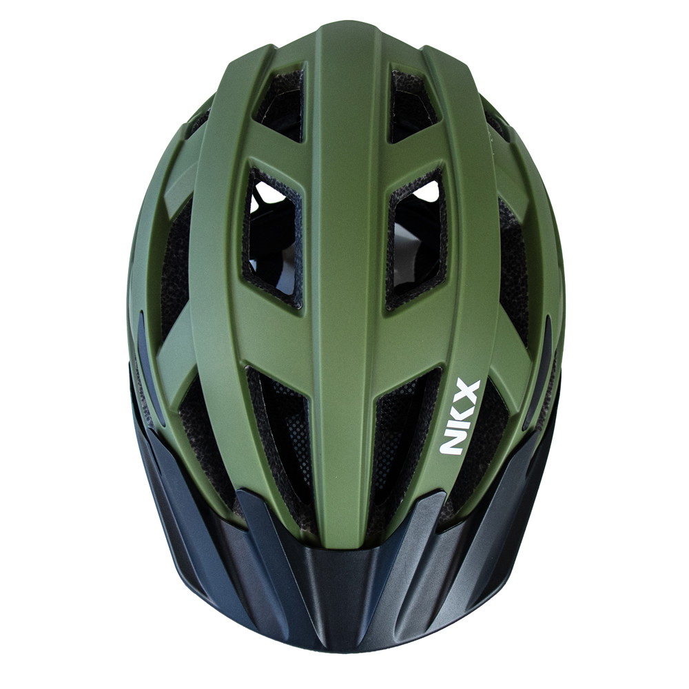 NKX City LED Casco de bicicleta con luz incorporada