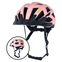 NKX City LED Casco de bicicleta con luz incorporada