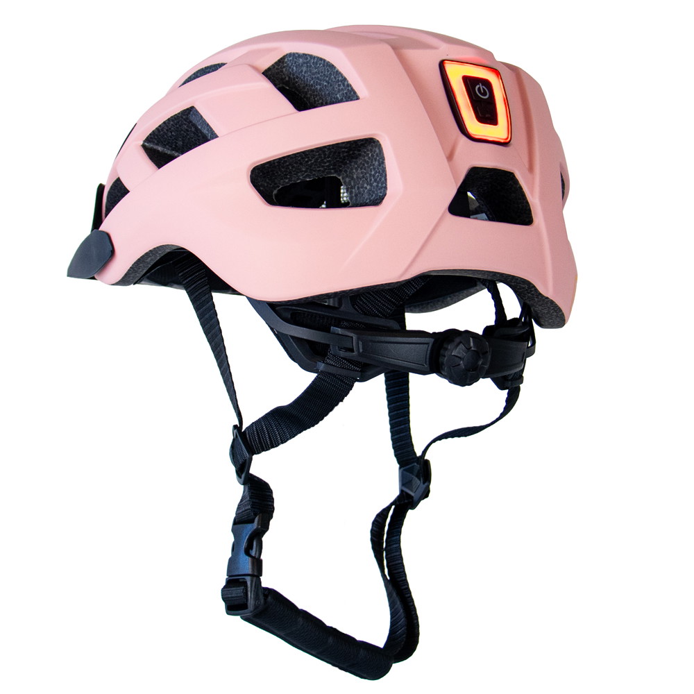 NKX City LED Casco de bicicleta con luz incorporada
