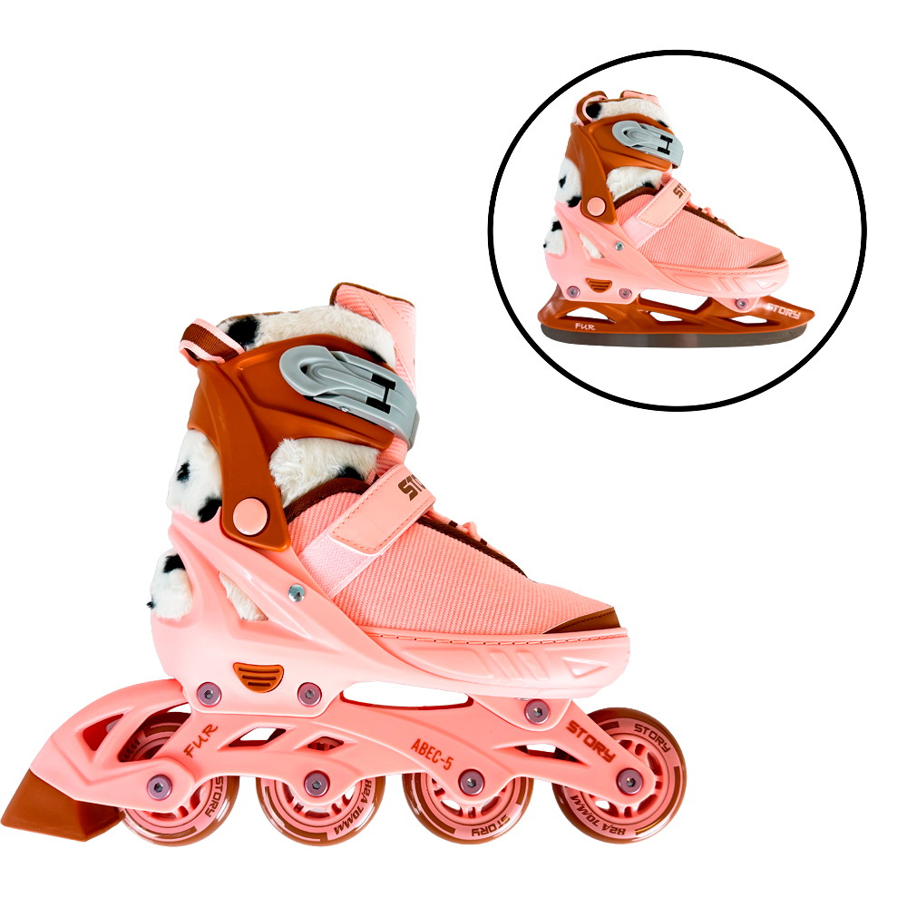 Patines en línea ajustables Story Fur