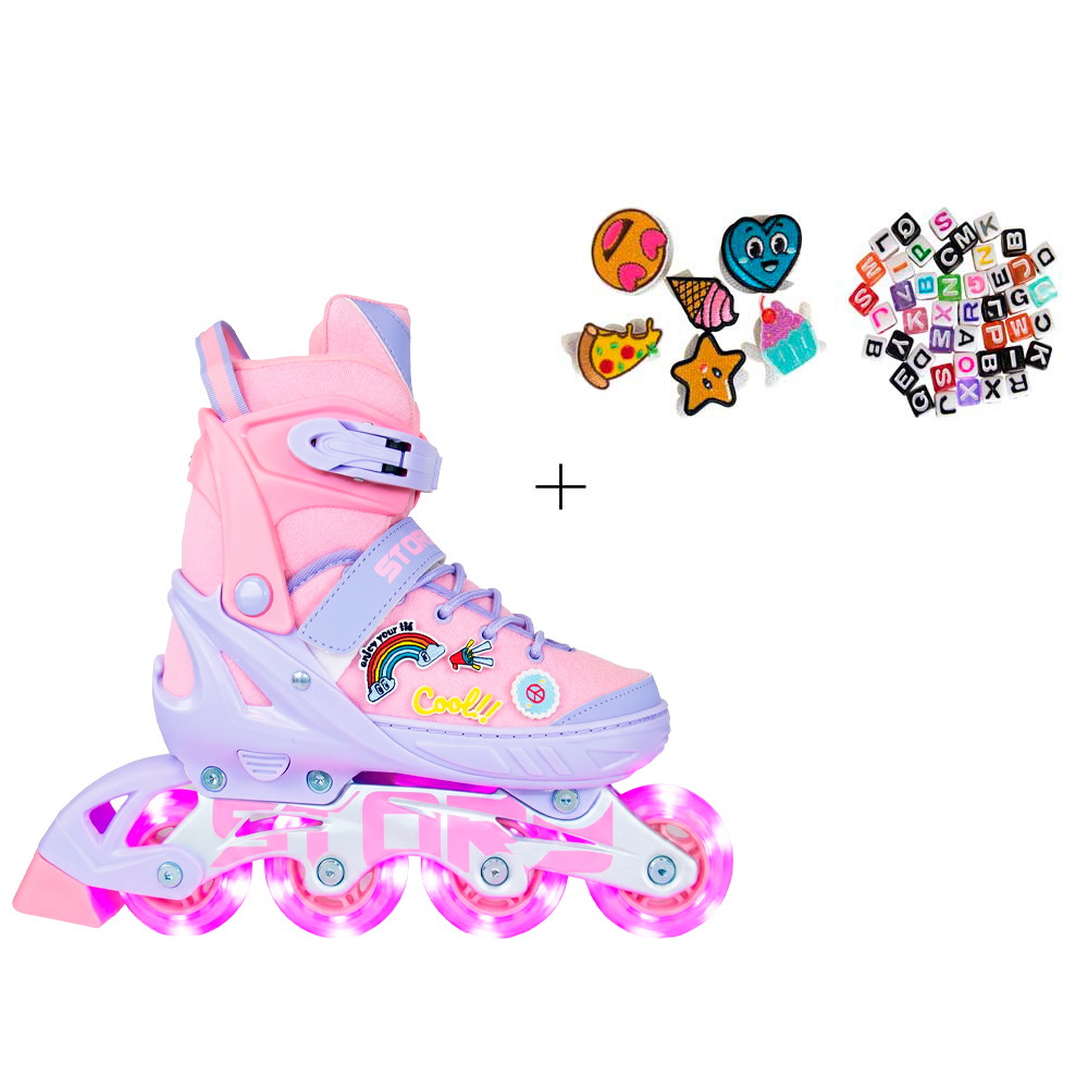 Patines en línea ajustables Story Moji