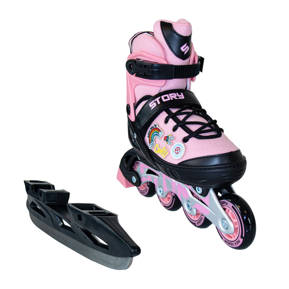 Patines en línea ajustables Story Moji