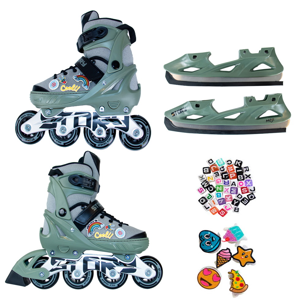 Patines en línea ajustables Story Moji