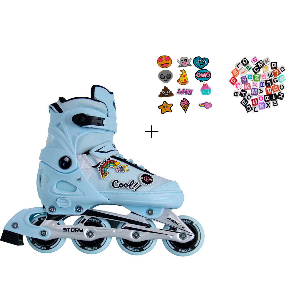 Patines en línea ajustables Story Moji
