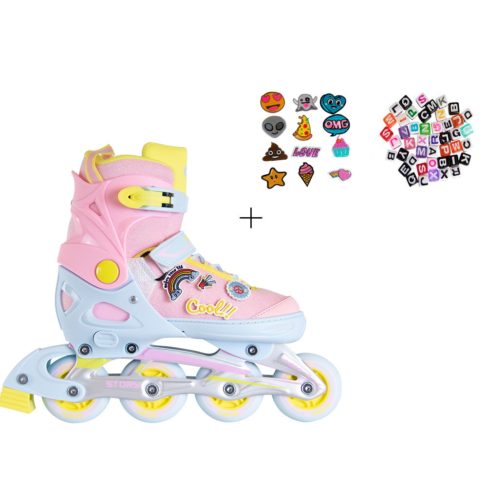 Patines en línea ajustables Story Moji