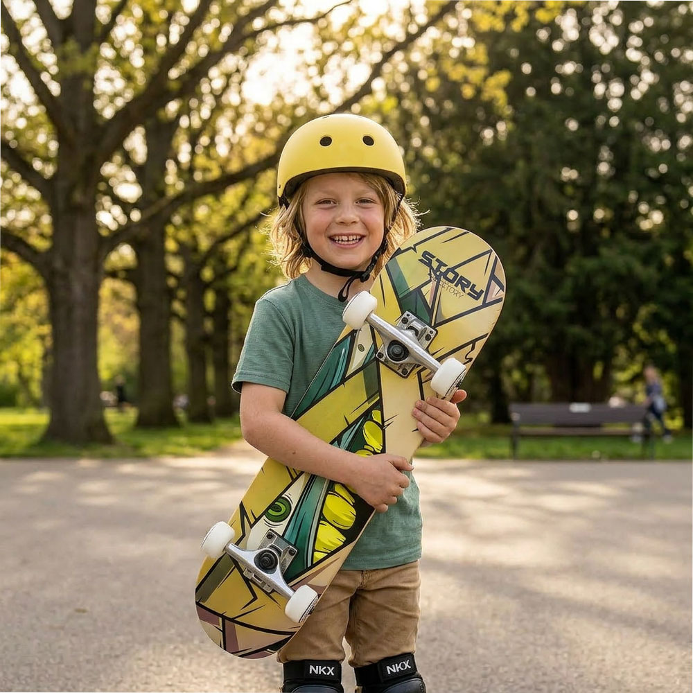Historia de patineta de 7"