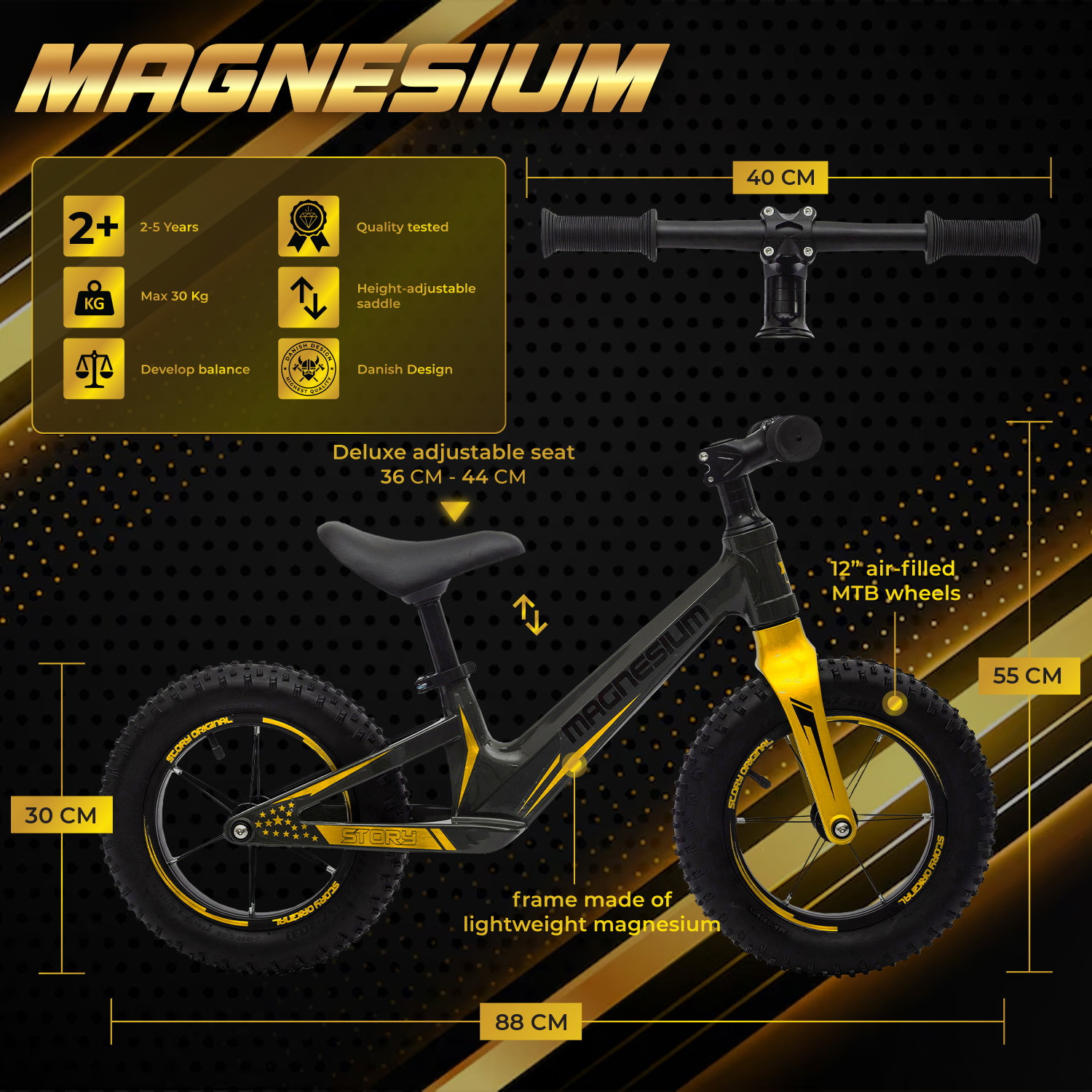 Story Magnesium Bicicleta de Aprendizaje