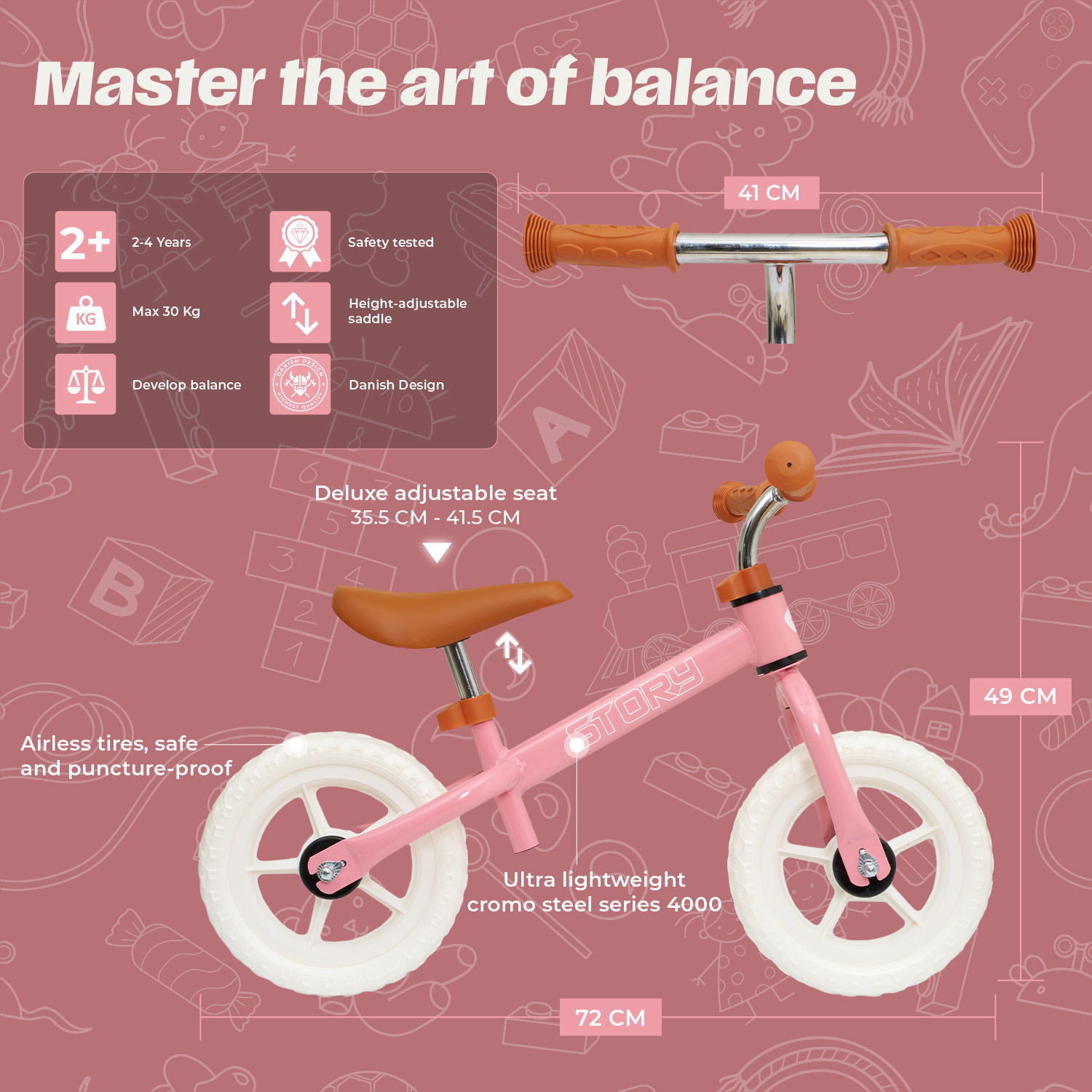 Bicicleta de Equilibrio Story Run Racer