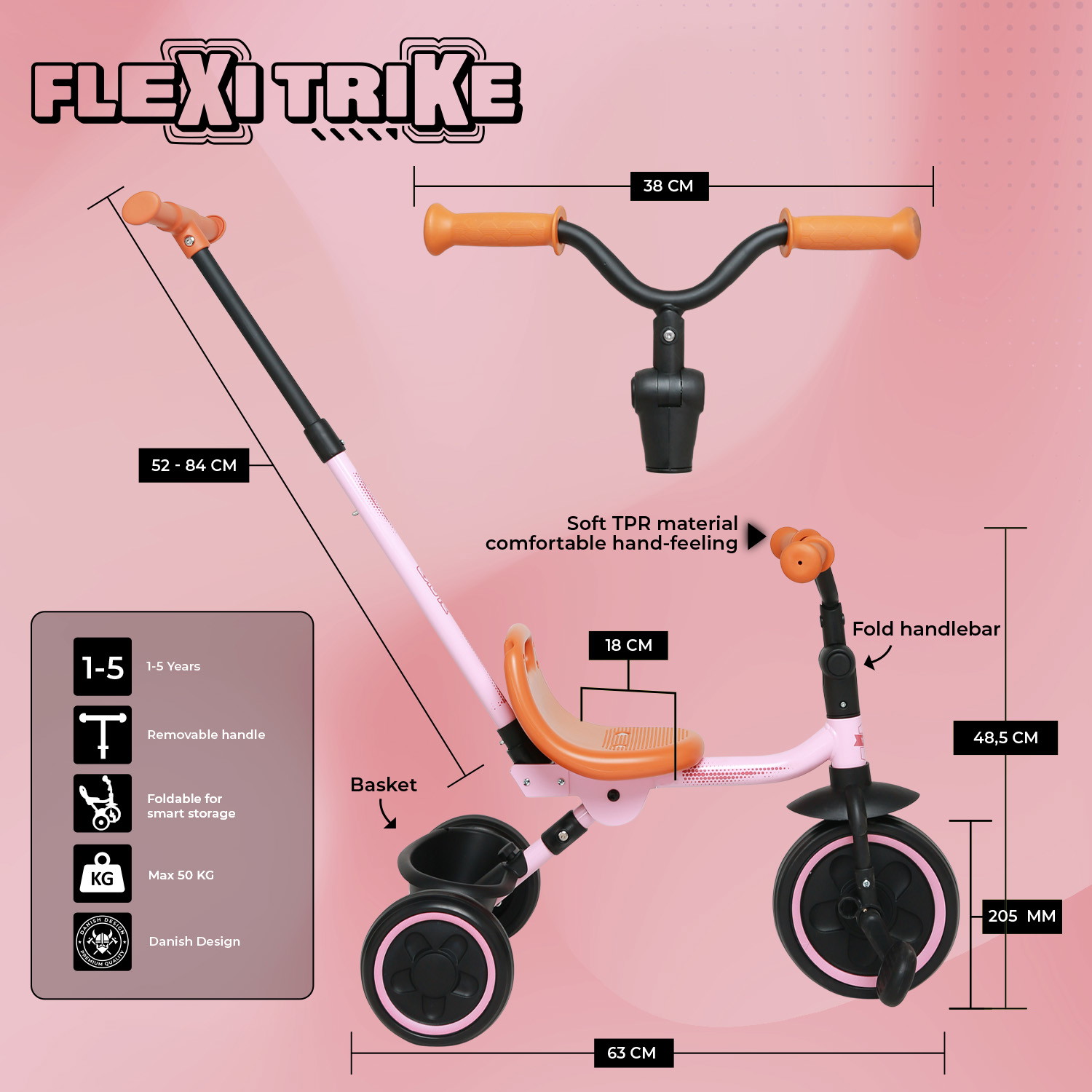 Story Flexi Bicicleta de tres ruedas
