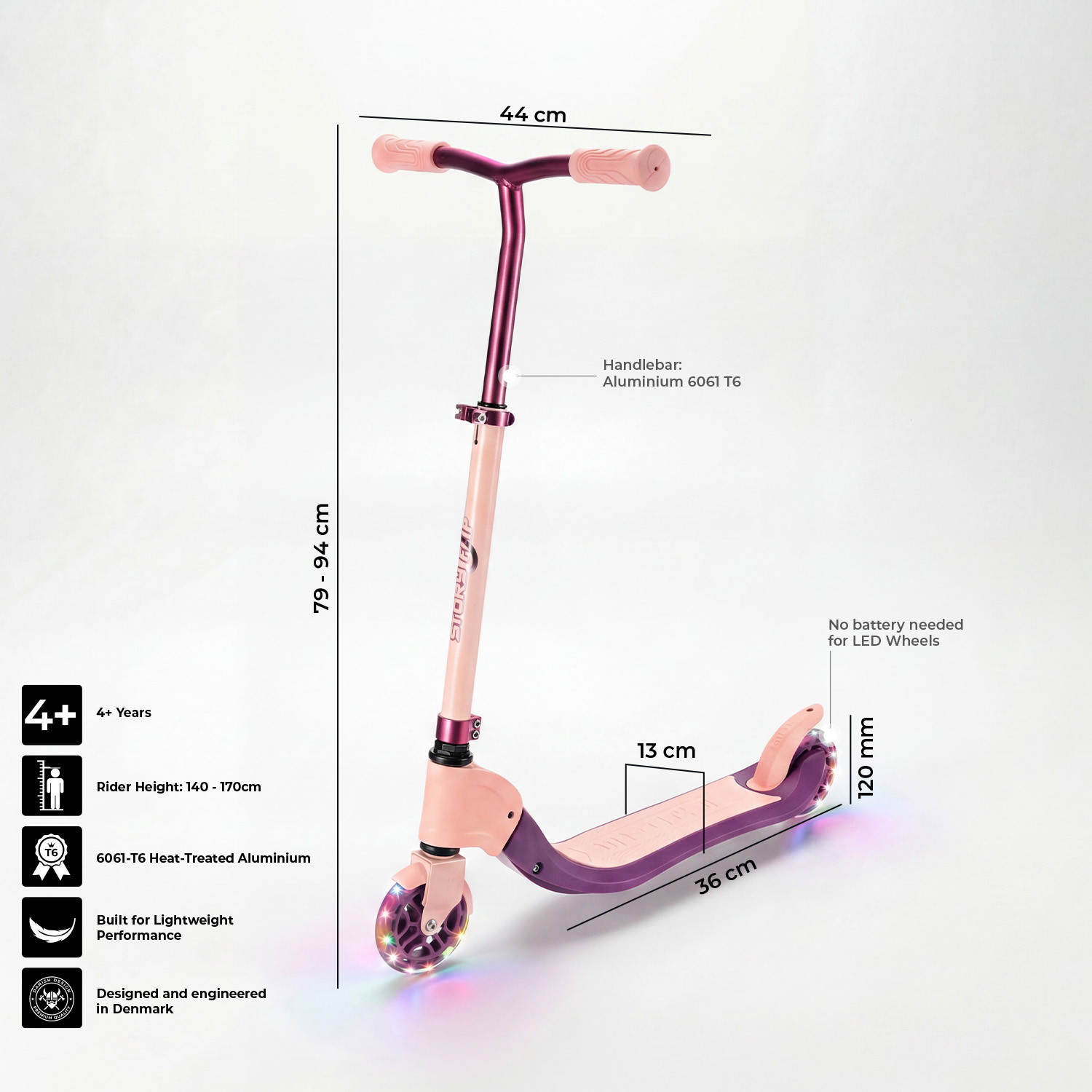 Scooter LED Plegable Flip