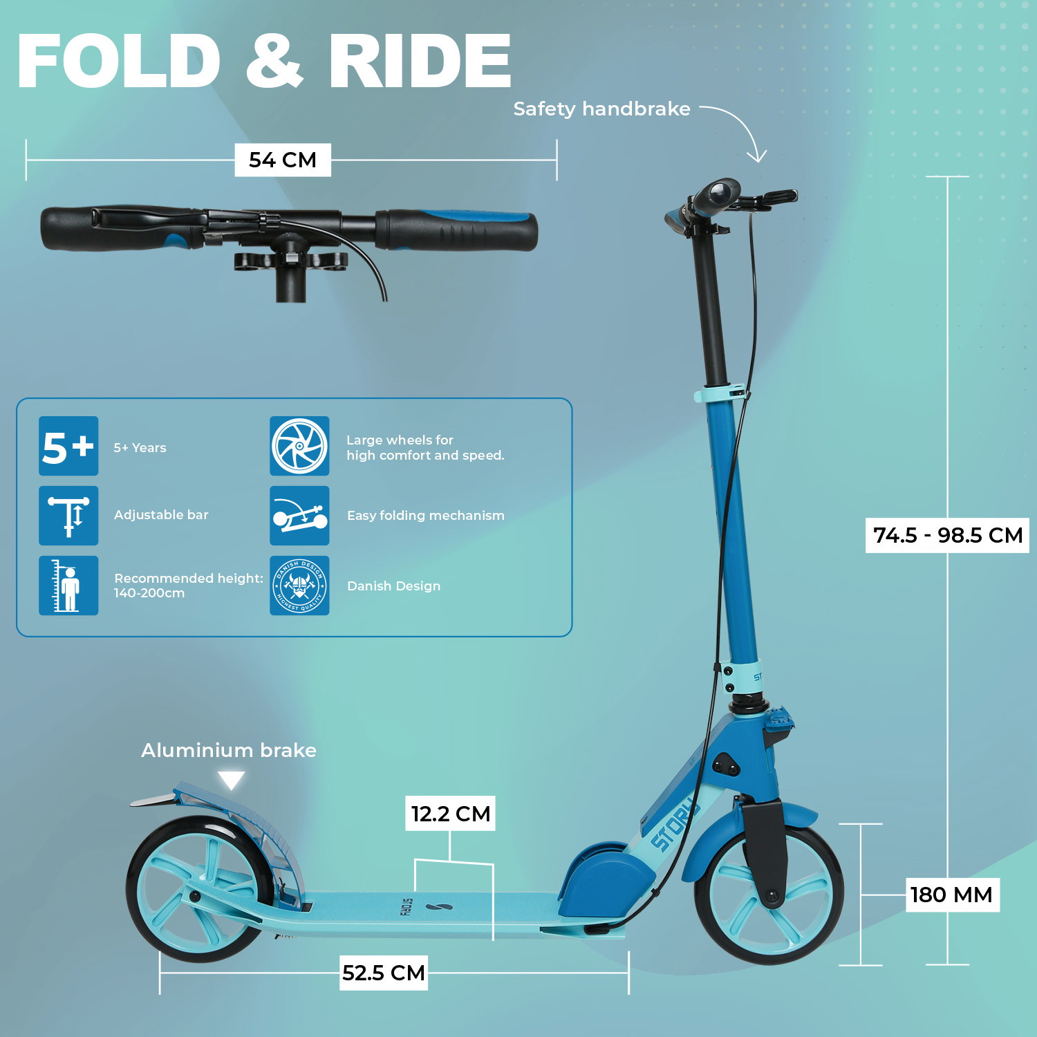 Story Fold & Ride – Patinete plegable