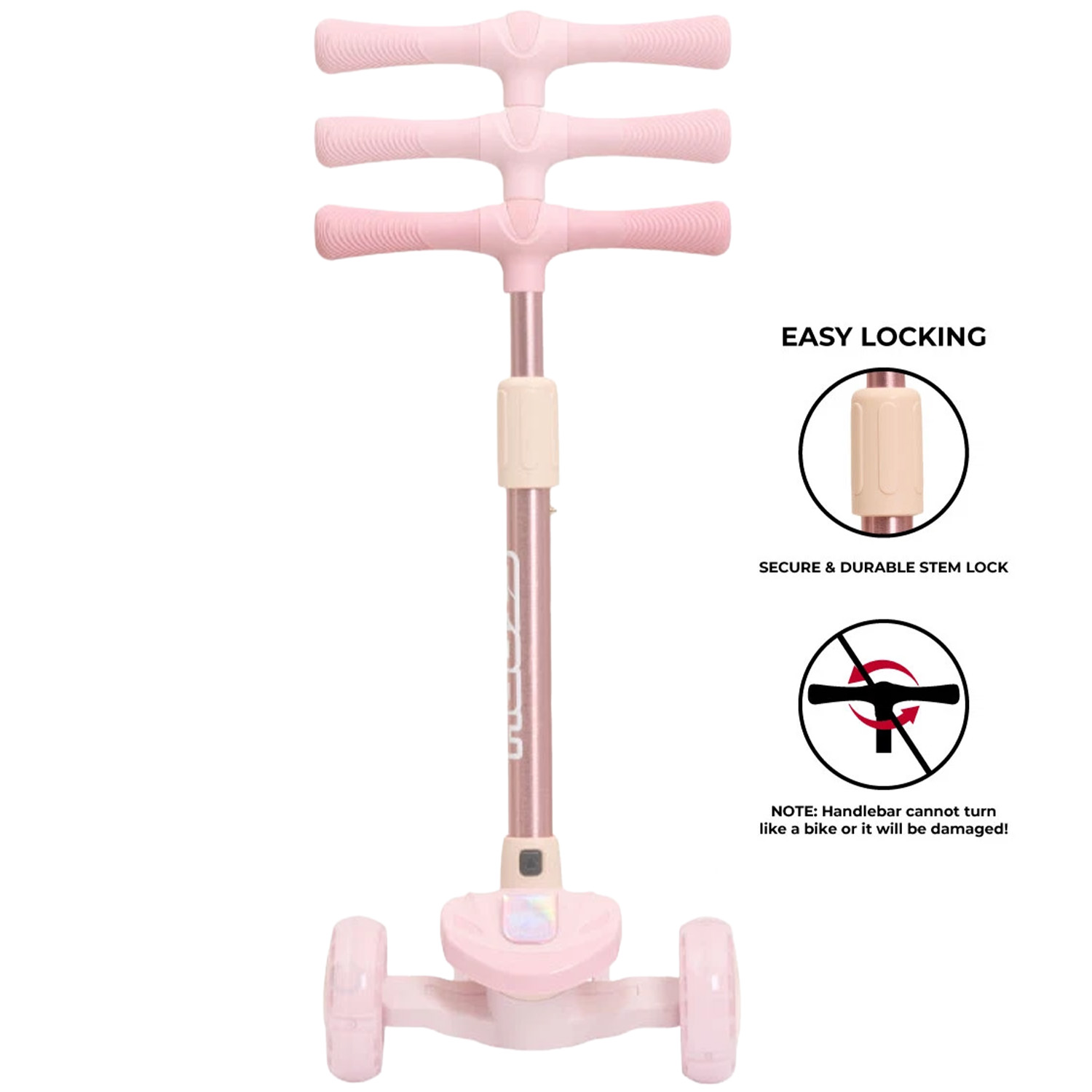Scooter Story Mini Friends LED deluxe de 3 ruedas para niños