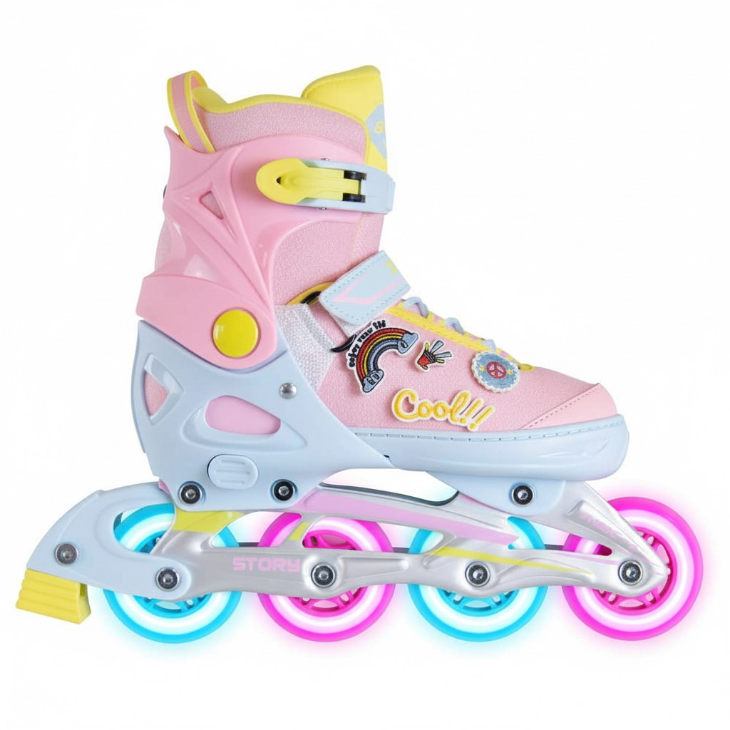 Patines en línea ajustables Story Moji