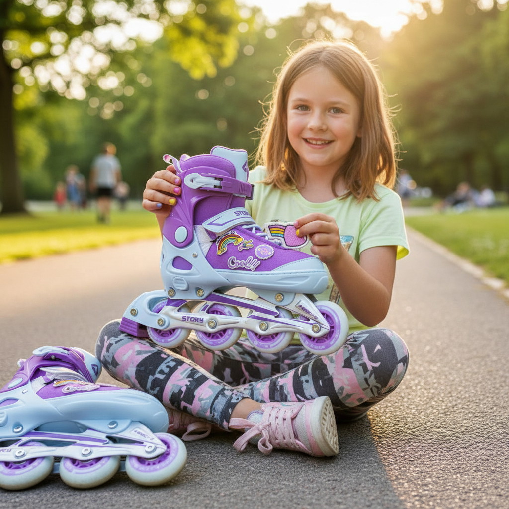 Patines en línea ajustables Story Moji