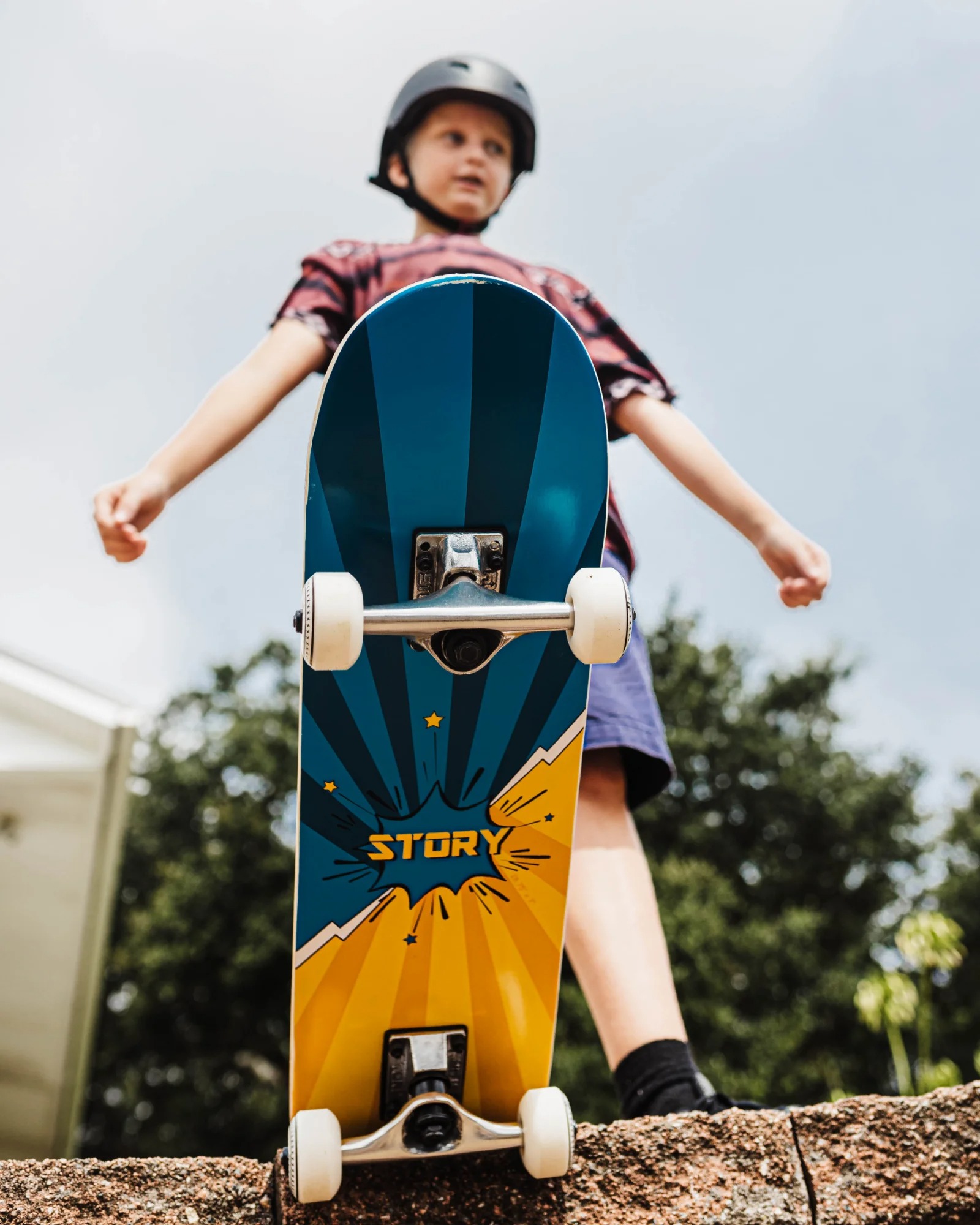 Historia de patineta de 7"