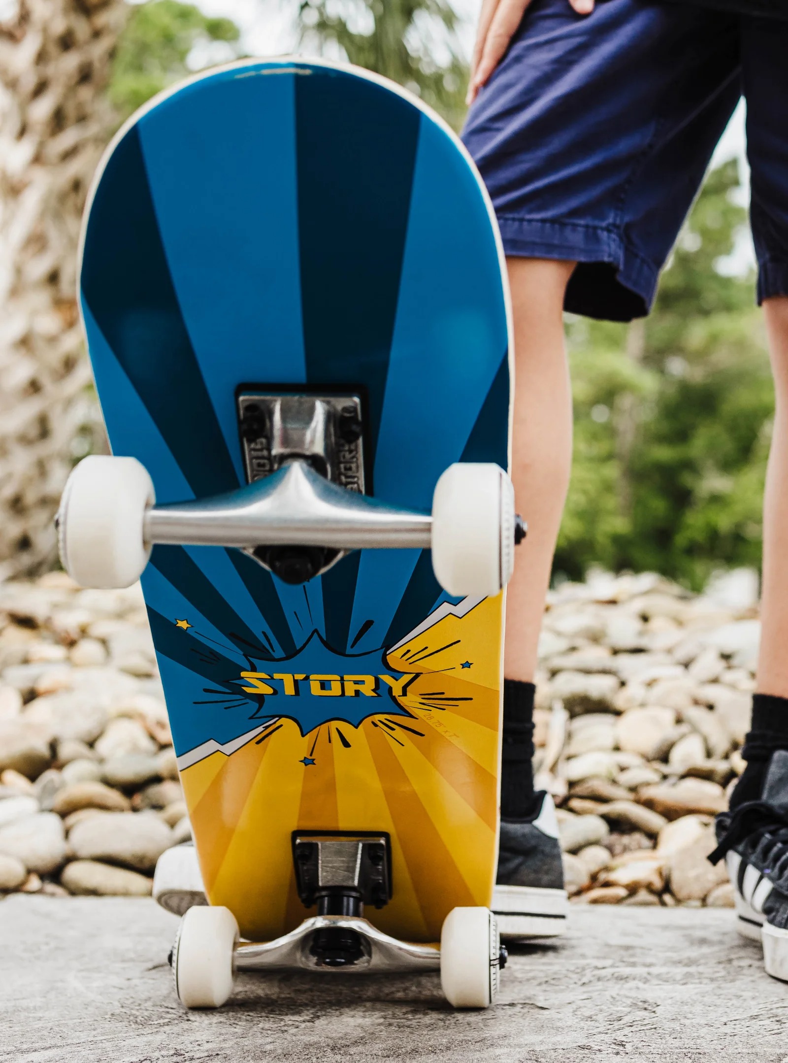 Historia de patineta de 7"