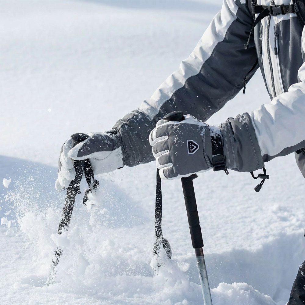 Annox Alpine Guantes de esquí de cuero