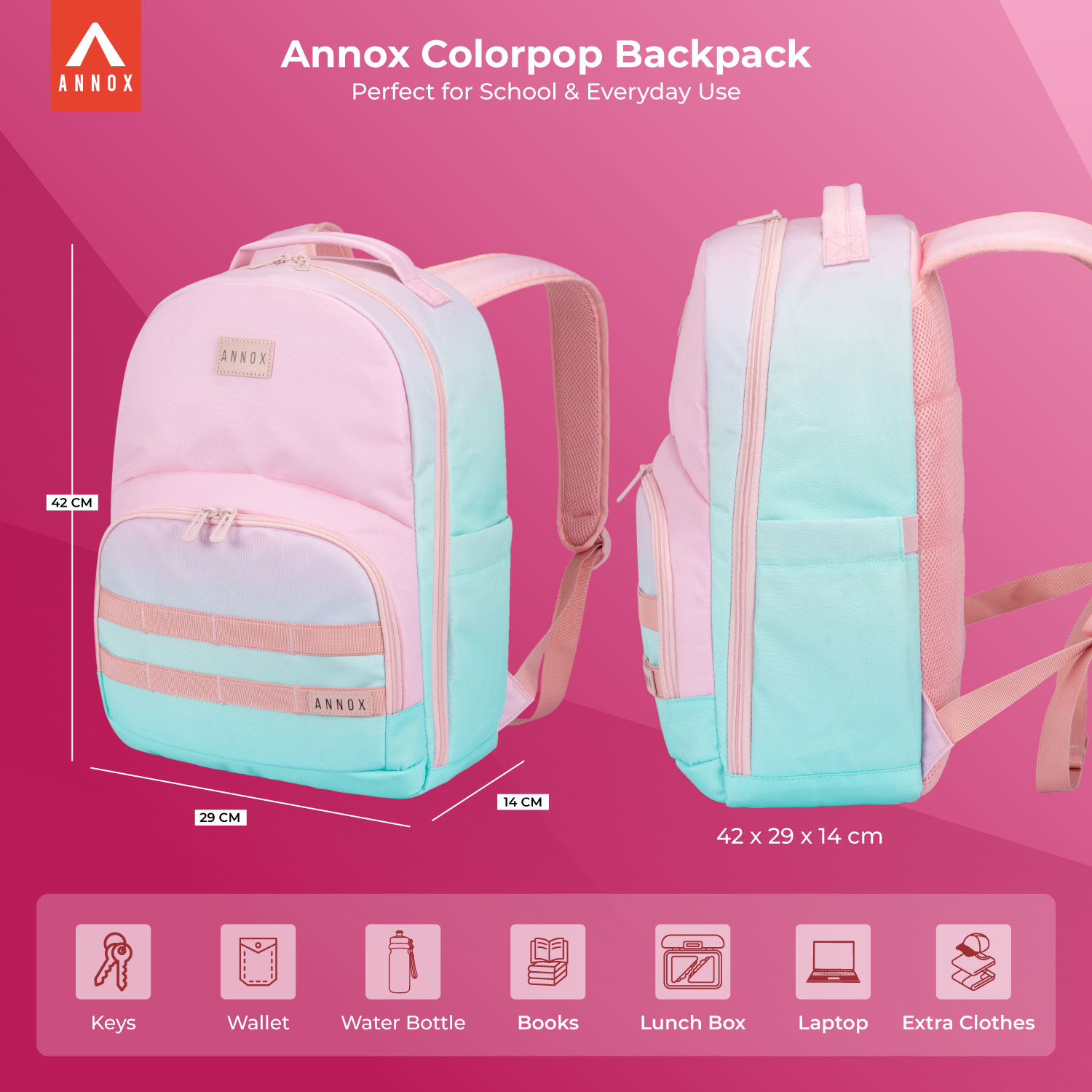 Mochila Colorpop Annox