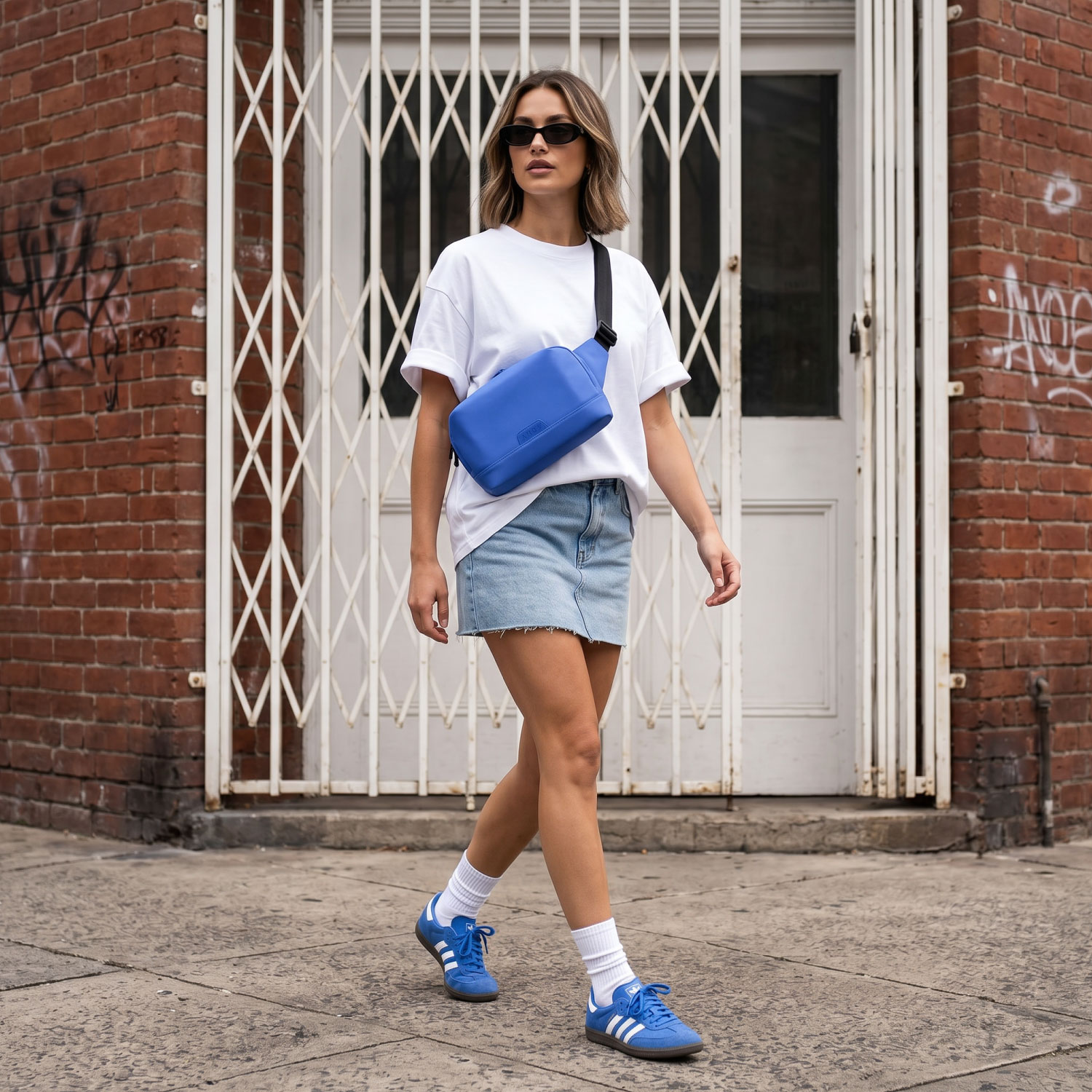 Bolsa Sling Annox Ecosmart – Bolsa resistente al agua hecha de material reciclado para scooters, patinetes y patines en línea