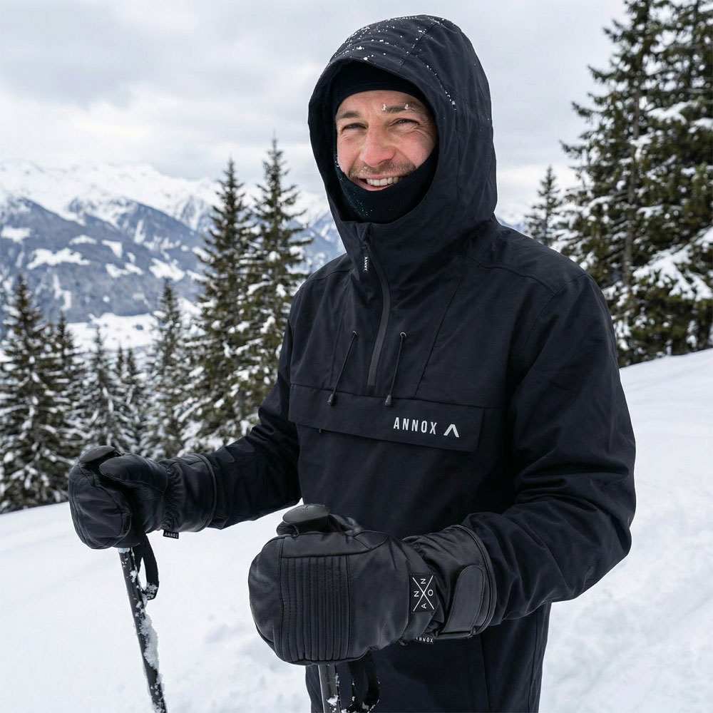 Annox Peak Guantes de esquí de cuero