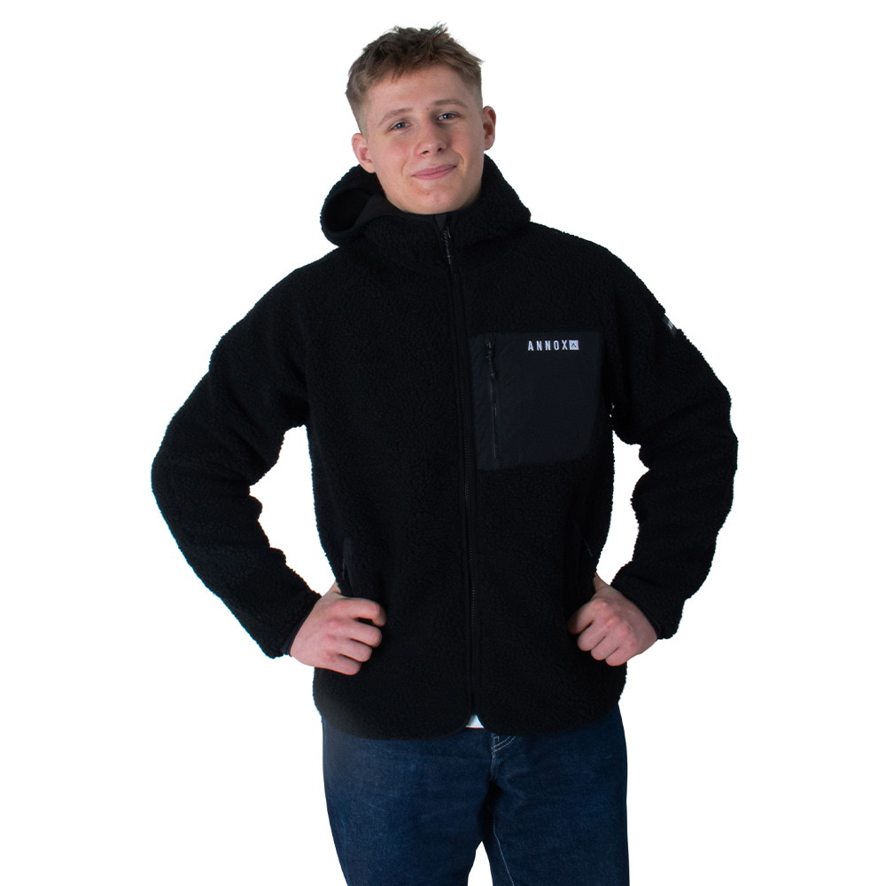 Chaqueta de forro polar Sherpa Annox Summit Hoodie