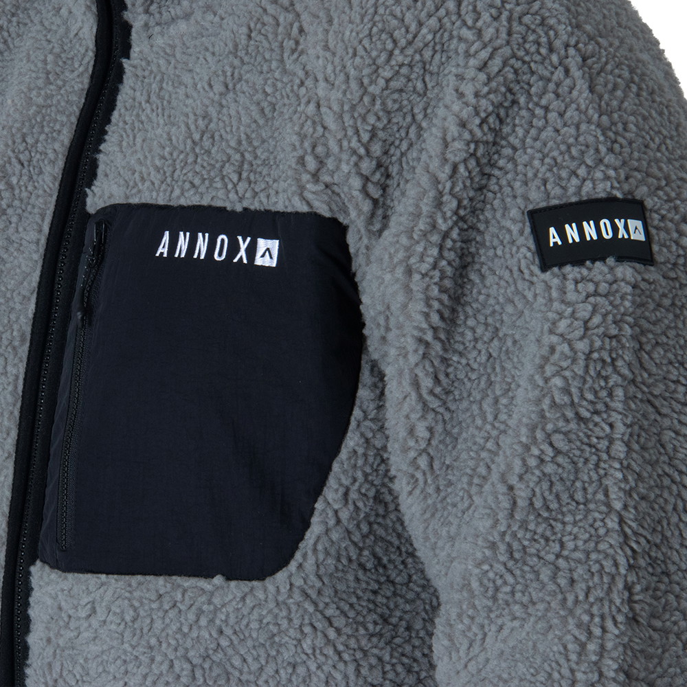 Chaqueta de forro polar Sherpa Annox Summit Hoodie