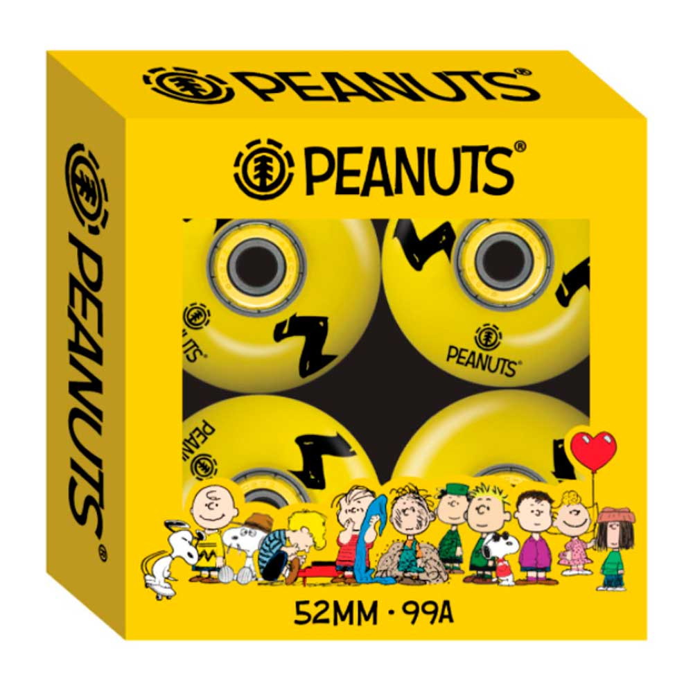 Element Peanuts Charlie Brown Stripe Skateboard Ruedas