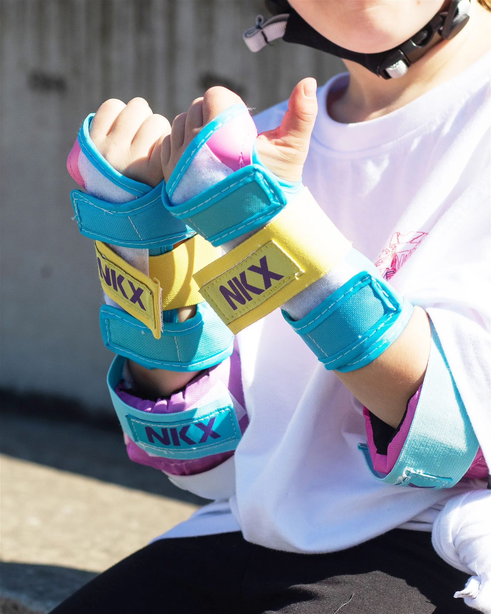 NKX Kids 3-Pack Pro Protective Gear - Rodilleras, Muñequeras y Coderas