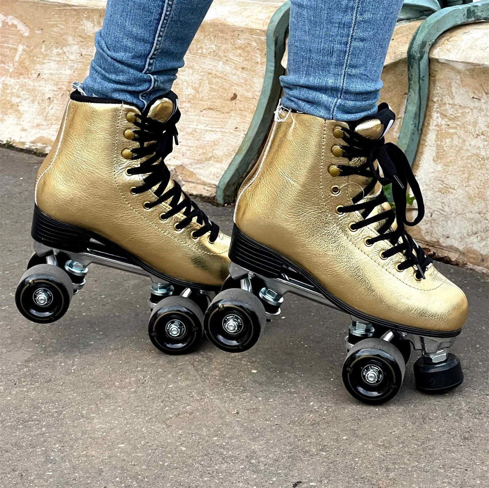 Patines Quad de Ante Story Disco
