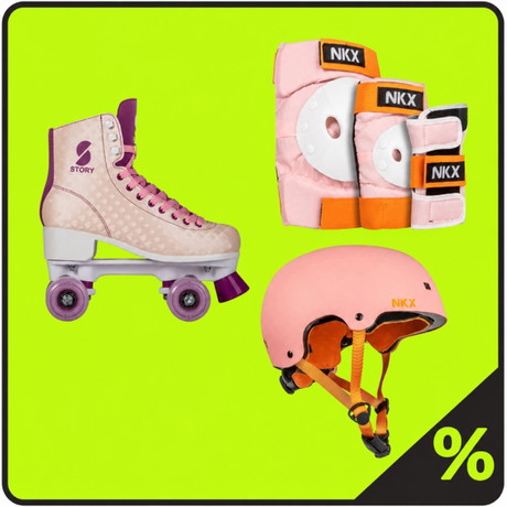 25% Descuento Extra Pack Infantil Patines 4 Ruedas