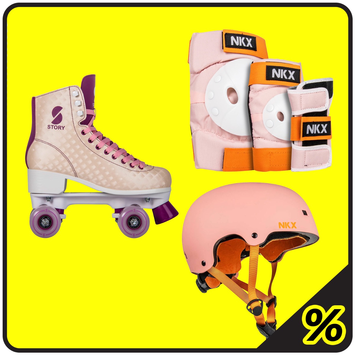 25% Descuento Extra Pack Infantil Patines 4 Ruedas