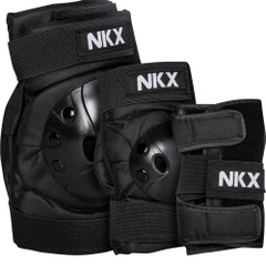 NKX Kids 3-Pack Pro Protective Gear - Rodilleras, Muñequeras y Coderas