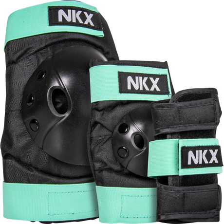 NKX Kids 3-Pack Pro Protective Gear - Rodilleras, Muñequeras y Coderas