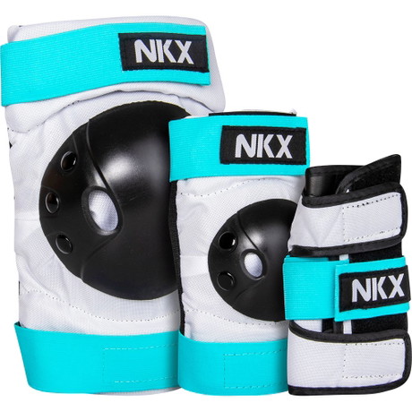 NKX Kids 3-Pack Pro Protective Gear - Rodilleras, Muñequeras y Coderas