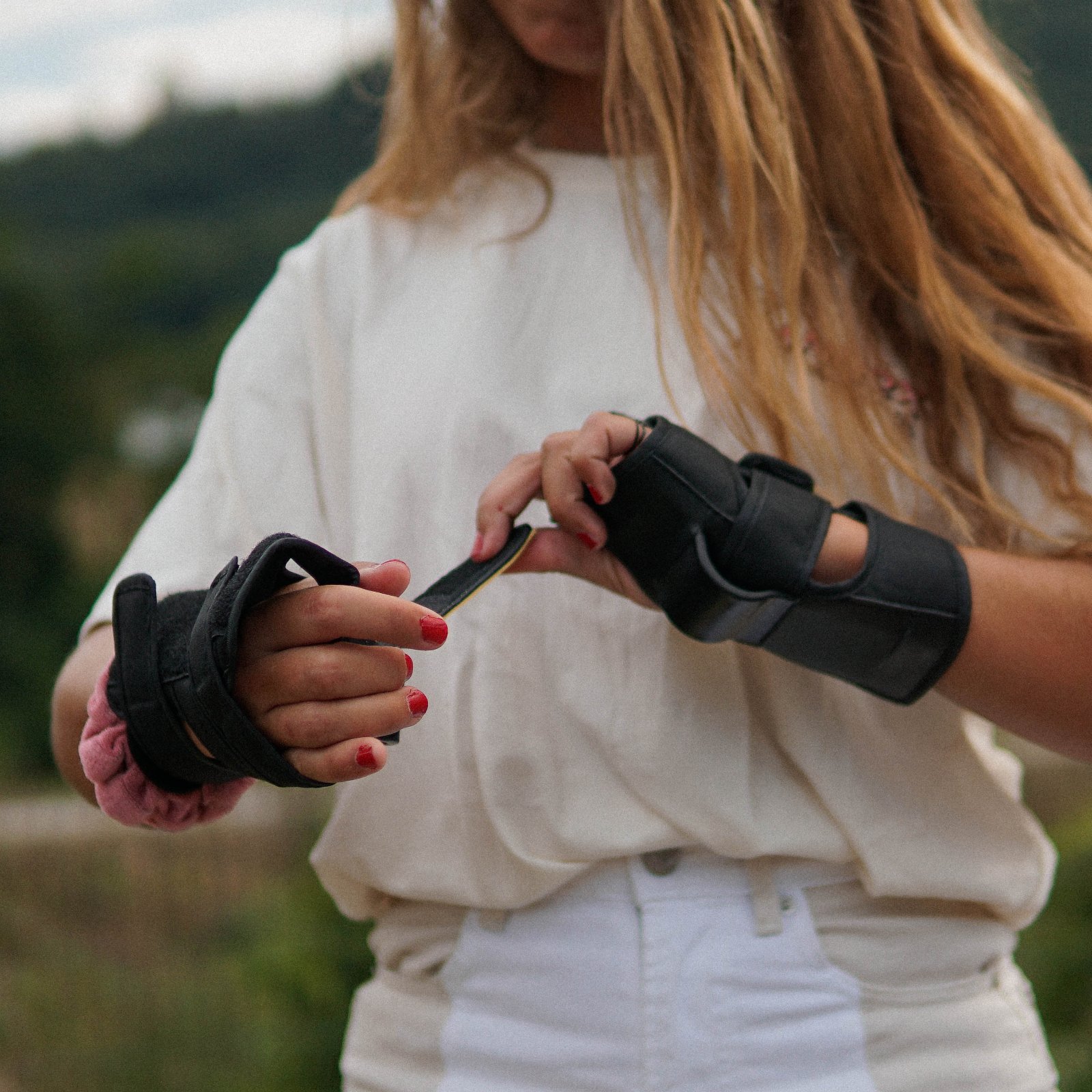 NKX 3-Pack Pro Protective Gear - Protectores de rodillas, protectores de codos y muñequeras