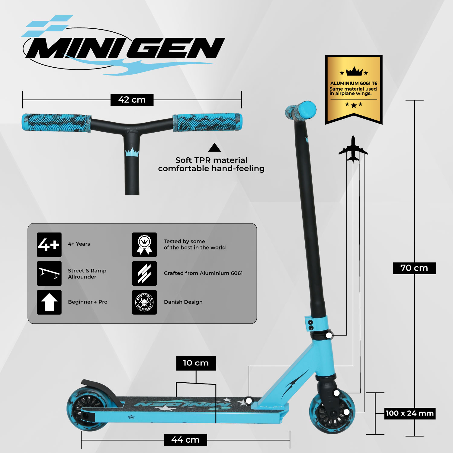 Scooter de Acrobacias NKD Mini GEN