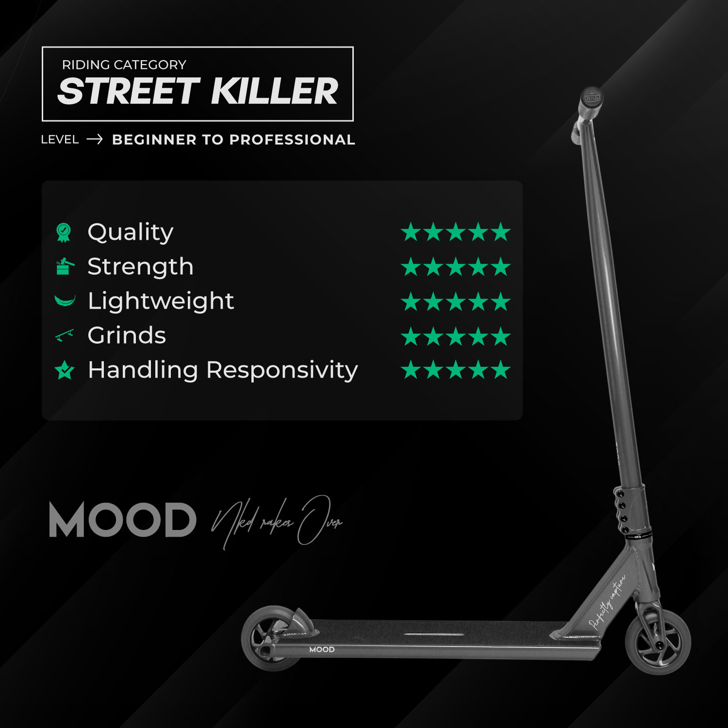 NKD Mood Patinete Stunt